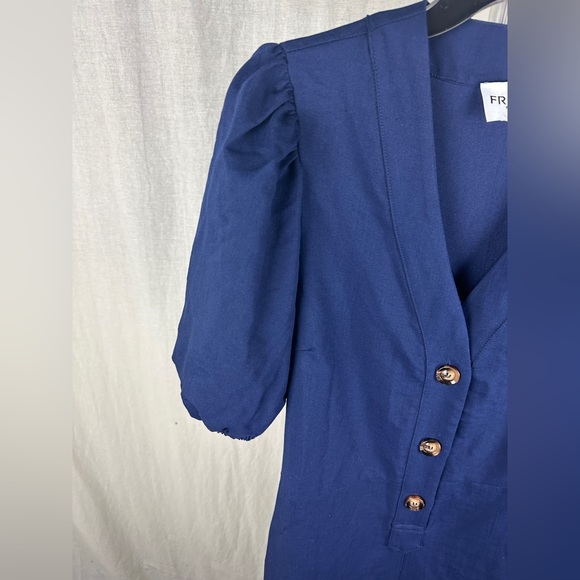 Frnch Laurine Navy Jumpsuit Size Medium (6-8) NWT - Picture 11 of 17